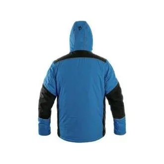 Bunda CXS BALTIMORE, pánská, středně modrá - černá, vel. 4XL Bunda CXS BALTIMORE, pánská, středně modrá - černá, vel. 4XL