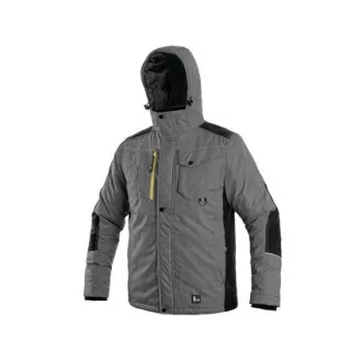 Bunda CXS BALTIMORE, pánská, šedo - černá, vel. 5XL