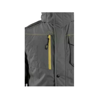 Bunda CXS BALTIMORE, pánská, šedo - černá, vel. 5XL