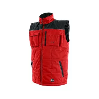 Pánská zimní vesta SEATTLE, červeno-černá, vel. 3XL