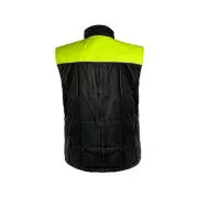 Pánská zimní vesta SEATTLE, fleece, černo-žlutá, vel. M
