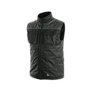 Vesta CXS SEATTLE, pánská, zimní, fleece, černo-šedá, vel. 3XL