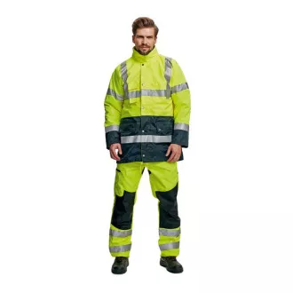 BI ROAD bunda HV oranžová/navy M