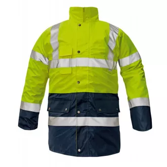 BI ROAD bunda HV oranžová/navy XXXL