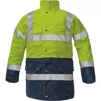 BI ROAD bunda HV žlutá/navy XL