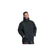 EMERTON zimní bunda černá/oranžová XL