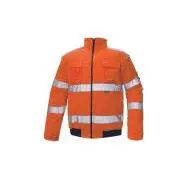 CLOVELLY pilot bunda HV oranžová XS