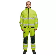 CLOVELLY pilot bunda HV oranžová 3XL
