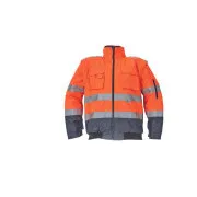 CLOVELLY pilot bunda HV oranžová/navy L