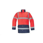 SEFTON bunda HV červená/navy XL