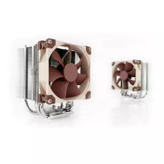 NOCTUA Chladič CPU NH-U9S, 1x 92mm, LGA1851, AM5, hnědá/stříbrná
