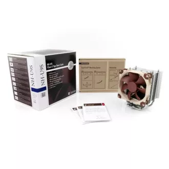 NOCTUA Chladič CPU NH-U9S, 1x 92mm, LGA1851, AM5, hnědá/stříbrná