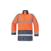 SEFTON bunda HV oranžová/navy XL