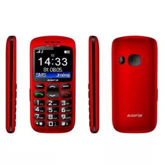 Aligator A670 Senior, černá + nabíjecí stojánek