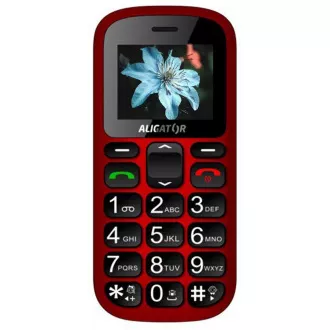 Aligator A321 Senior Dual SIM, šedá-černá + nabíjecí stojánek