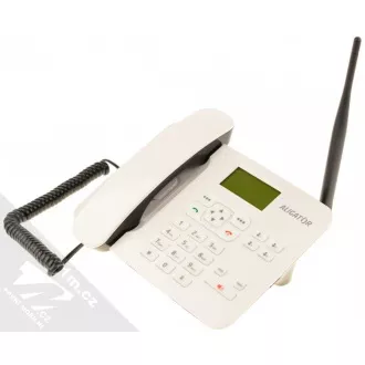 Aligator GSM stolní telefon T100, bílá