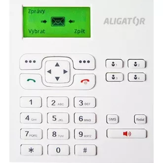 Aligator GSM stolní telefon T100, černá Aligator GSM stolní telefon T100, černá