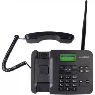 Aligator GSM stolní telefon T100, černá Aligator GSM stolní telefon T100, černá