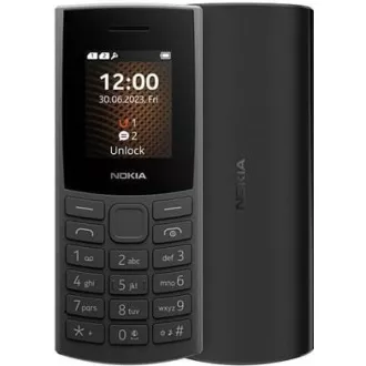Nokia 105 Dual SIM, 4G, černá (2023) - Rozbalené