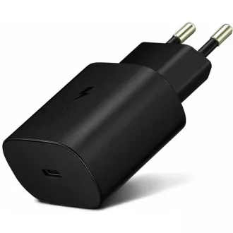 Samsung cestovní nabíječka EP-TA800XWE, Quickcharge 25W, kabel USB-C, bílá