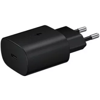 Samsung cestovní nabíječka EP-TA800XWE, Quickcharge 25W, kabel USB-C, bílá