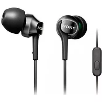 SONY stereo sluchátka MDR-EX110AP, černá