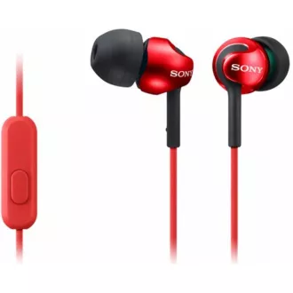 SONY stereo sluchátka MDR-EX110AP, černá