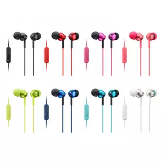 SONY stereo sluchátka MDR-EX110AP, černá
