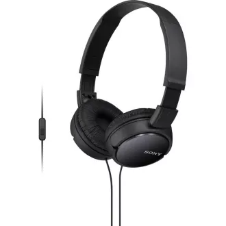 SONY stereo sluchátka MDR-ZX110AP, černá