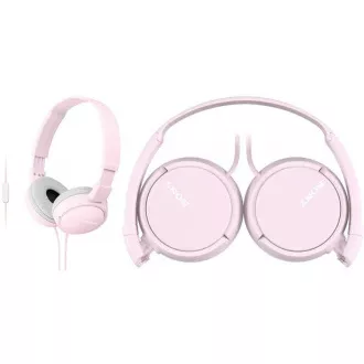 SONY stereo sluchátka MDR-ZX110AP, černá