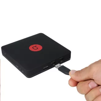 Techbite multimediální centrum Flix TV Box 4K, Wi-Fi, LAN, HDMI, 2x USB, Android TV 8.0 Techbite multimediální centrum Flix TV Box 4K, Wi-Fi, LAN, HDMI, 2x USB, Android TV 8.0