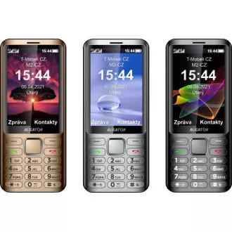 Aligator D950 Dual SIM, stříbrná