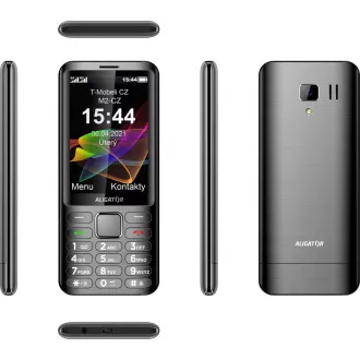 Aligator D950 Dual SIM, stříbrná