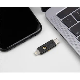YubiKey 5Ci - USB-C + Lightning, klíč/token s vícefaktorovou autentizaci, podpora OpenPGP a Smart Card (2FA)