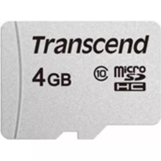 TRANSCEND MicroSDHC karta 4GB 300S, Class 10, bez adaptéru