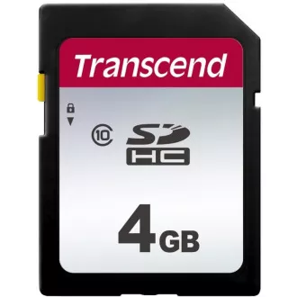 TRANSCEND SDHC karta 4GB 300S, Class 10 (R:20/W:10 MB/s)