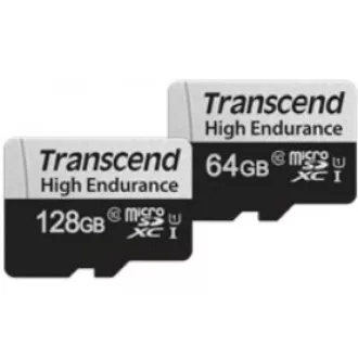 TRANSCEND MicroSDXC karta 64GB 350V, High Endurance