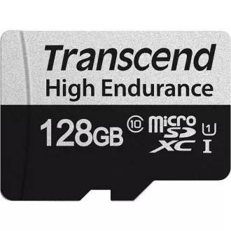 TRANSCEND MicroSDXC karta 128GB 350V, High Endurance