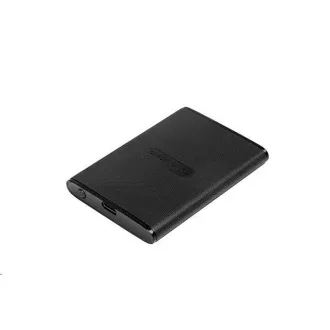 TRANSCEND externí SSD ESD270C 500GB, Portable, USB 3.1 Gen.2, Type C & A, two cables 520/460 MB/s, black/černá