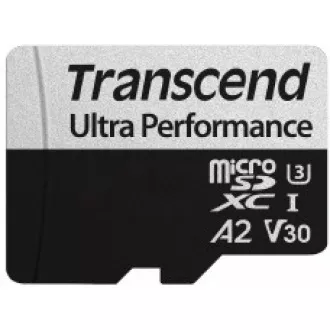 TRANSCEND MicroSDXC karta 128GB 340S, UHS-I U3 A2 Ultra Performace 160/125 MB/s