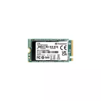 TRANSCEND SSD 400S 256GB, M.2 2242, PCIe Gen3x4, NVMe, 3D TLC, bez DRAM