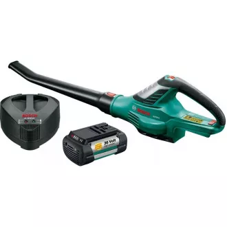 BOSCH ALB 36 LI, akumulátorový foukač na listí, 36 V, akumulátor 2.0 Ah, nabíječka BOSCH ALB 36 LI, akumulátorový foukač na listí, 36 V, akumulátor 2.0 Ah, nabíječka