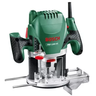 Bosch POF 1200 AE horní frézka, 1200 W, Softgrip, předvolba otáček, aretace vřetena