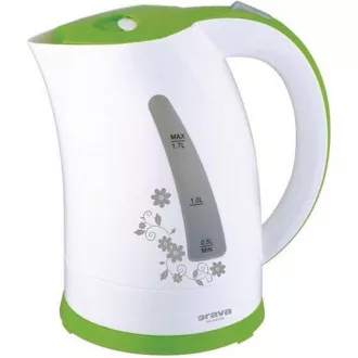 Orava VK-3417 G rychlovarná konvice, 2000 W, 1.7 l, automatické vypnutí, bílá / zelená