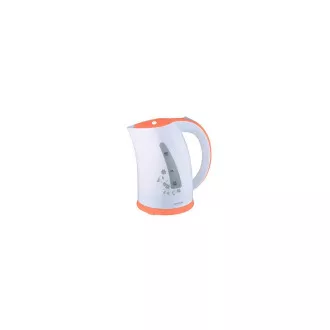 Orava VK-3417 P rychlovarná konvice, 2000 W, 1.7 l, automatické vypnutí, bílá / oranžová
