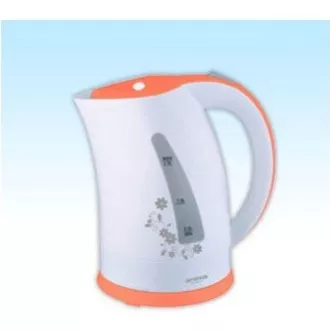 Orava VK-3417 P rychlovarná konvice, 2000 W, 1.7 l, automatické vypnutí, bílá / oranžová