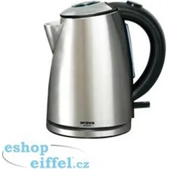 Orava VK-3712 rychlovarná konvice, 1600 W, 1.2 l, automatické vypnutí, stříbrná