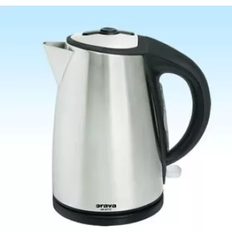 Orava VK-3717 rychlovarná konvice, 2000 W, 1.7 l, automatické vypnutí, stříbrná