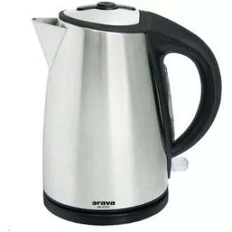 Orava VK-3717 rychlovarná konvice, 2000 W, 1.7 l, automatické vypnutí, stříbrná