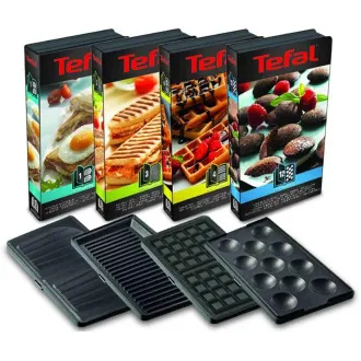 TEFAL SW854D16 Snack Collection 4v1 toustovač, 700 W, vyměnitelné plotny, indikátor připravenosti TEFAL SW854D16 Snack Collection 4v1 toustovač, 700 W, vyměnitelné plotny, indikátor připravenosti